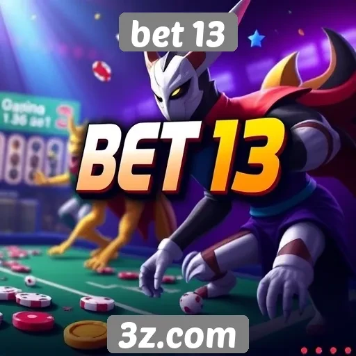 Bet 13 oferece diversas opções de jogos online