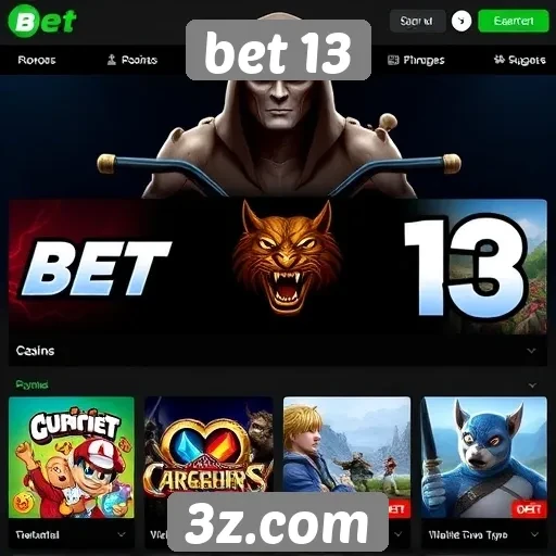 Diversidade de jogos disponíveis na plataforma Bet 13